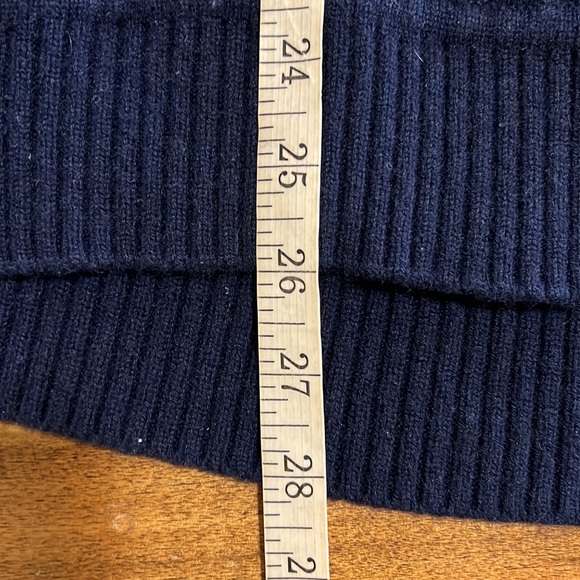 Athleta Navy Wool/Cashmere Relaxed Fit Pullover Sweater Size XXS - Picture 9 of 12